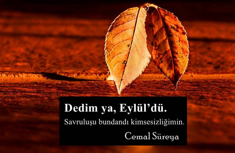 Eylül Ayı Sözleri