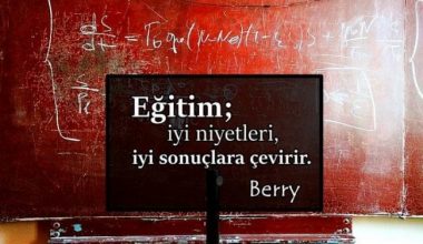 Eğitim İle İlgili Sözler